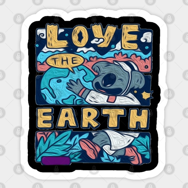 LOVE EARTH Sticker by tzolotov